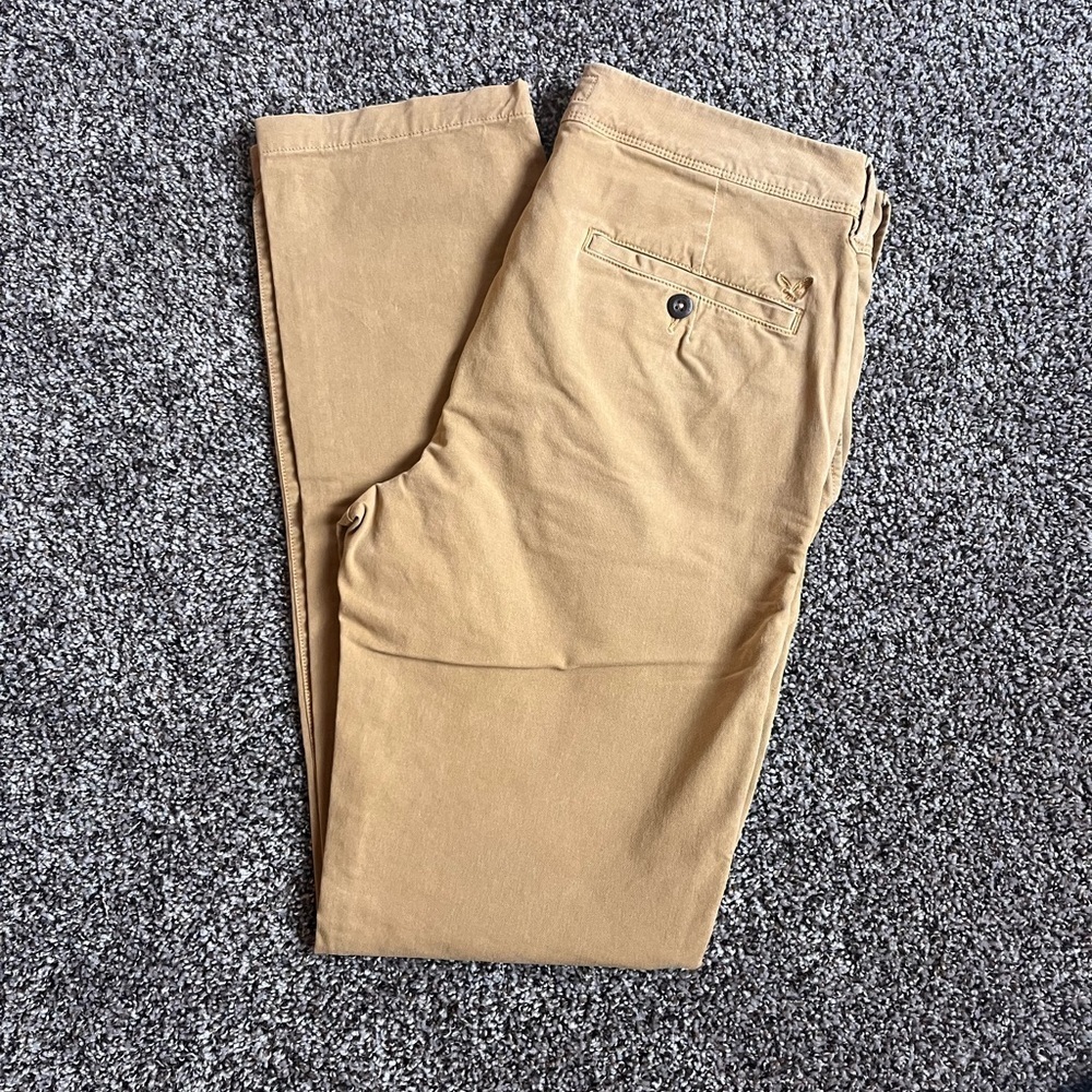 American Eagle Extreme Flex Khaki Chinos - Picture 2 of 10